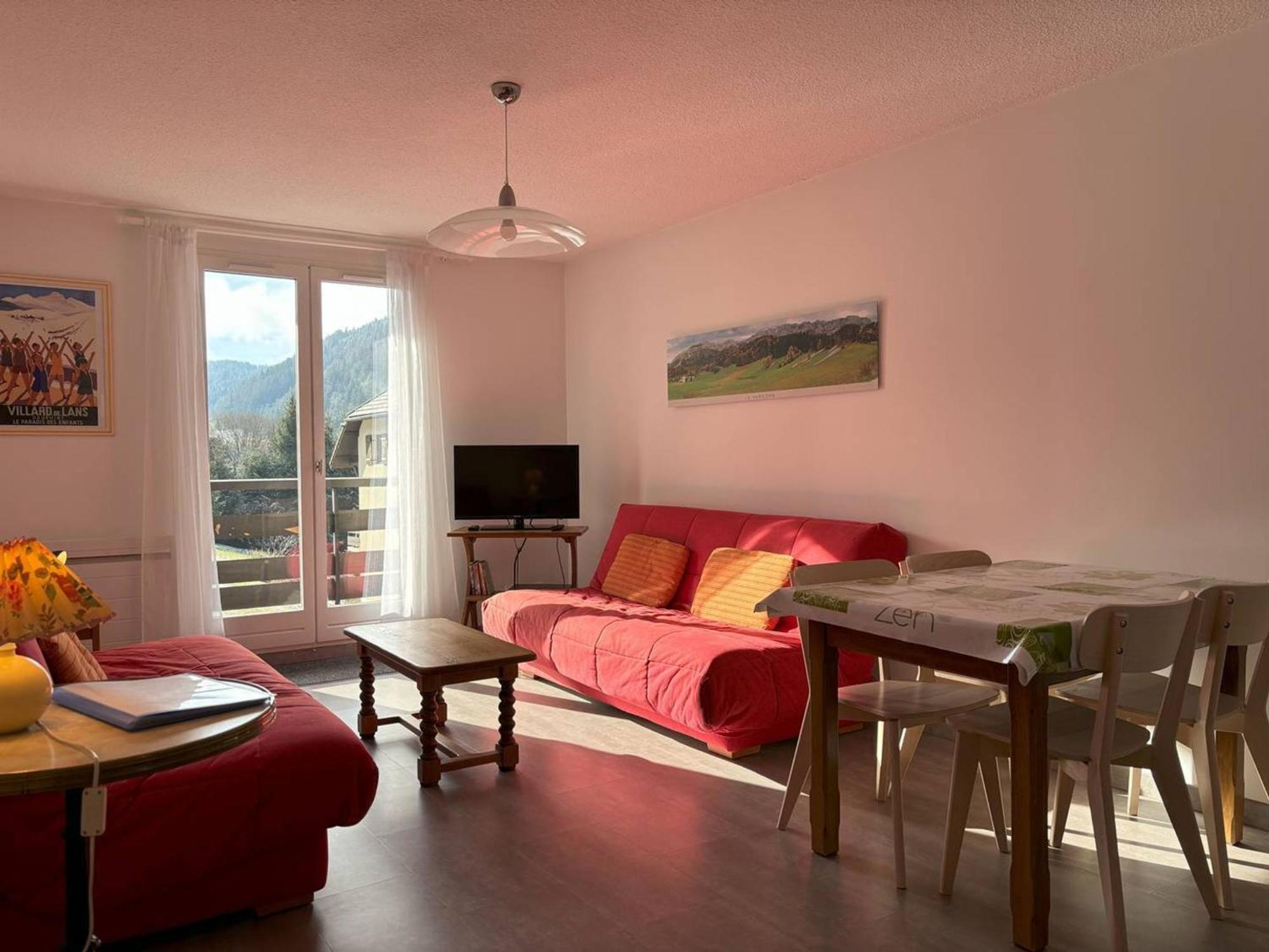 Appartement Cosy, Balcon Sud, 2 Chambres, Parking Gratuit A 10 Min Du Centre Et Proche Ski ! - Fr-1-548-4 Villard-de-Lans Buitenkant foto